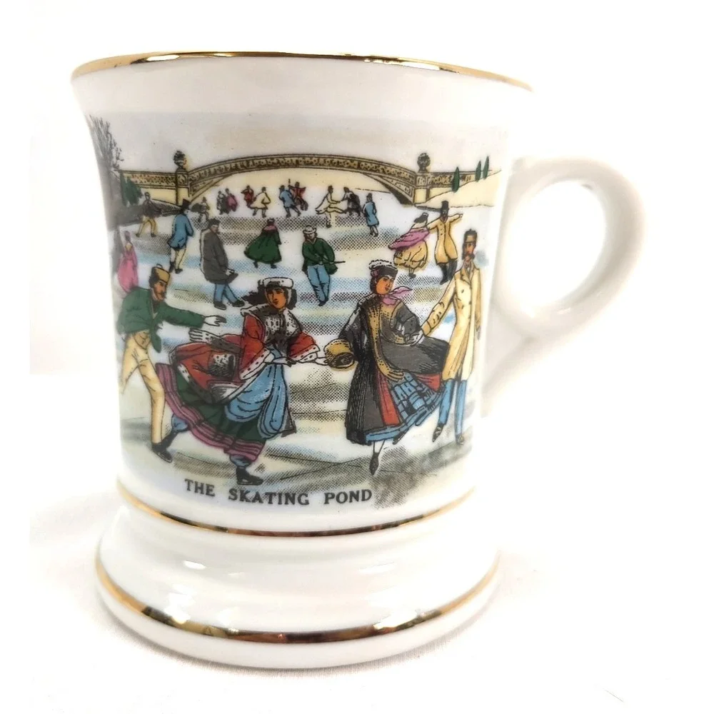 Vintage Men's Mustache Mug 